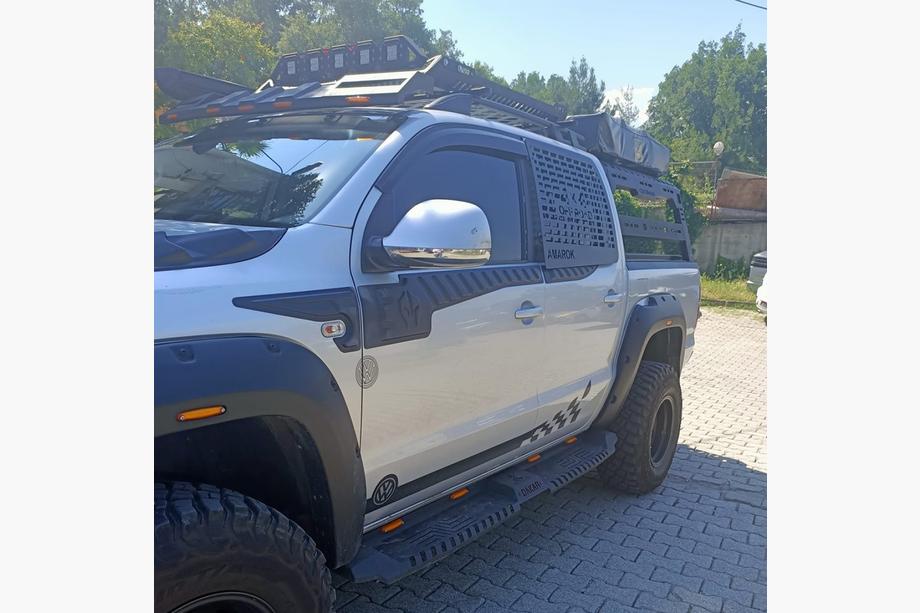 Volkswagen Amarok 2010–2022 Ovien ylälistat (6 kpl, ABS) Image
