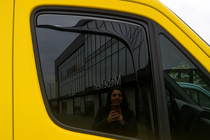 Mercedes Sprinter W906 2006–2018 Ikkunatuulisuojat, tiivisteeseen asennettavat (Esa, 2 kpl) kuva 1