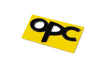 Opel OPC-embleemi 36 × 85 mm (musta) kuva 2