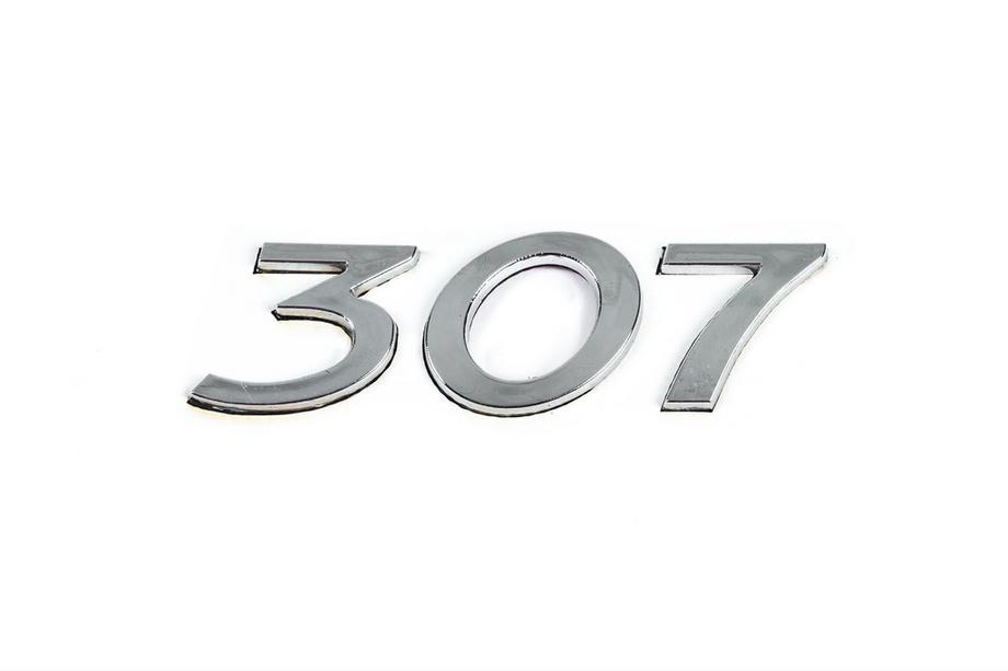 Peugeot 307 2001–2008 Embleemi 307 (105 x 30 mm) Kuva 1