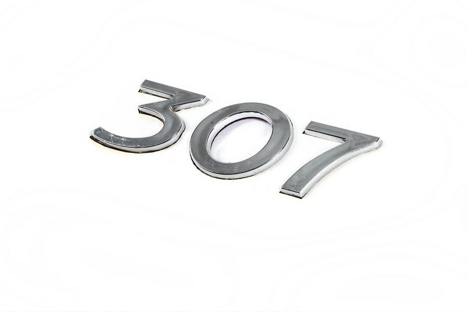 Peugeot 307 2001–2008 Embleemi 307 (105 x 30 mm) Kuva 2