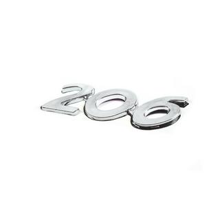 Embleemi 206 (90 x 25 mm) Peugeot 206 1998–2024 kuva 2