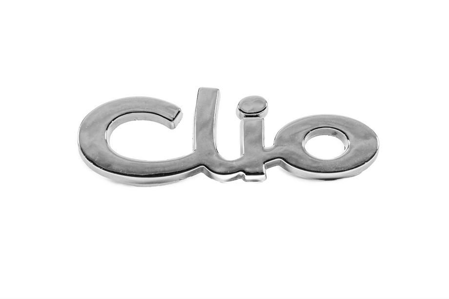 Renault Clio II 1998–2005 Clio-tekstiembleemi 7700849001 (95 x 30 mm) Image