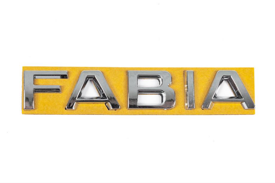 Skoda Fabia 2014–2021 Fabia-embleemi (130 x 22 mm) Image