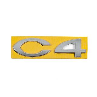 C4 8665.Y4 teksti-/kirjainmerkki (108 x 30 mm) Citroen C-4 2004–2010 kuva 1