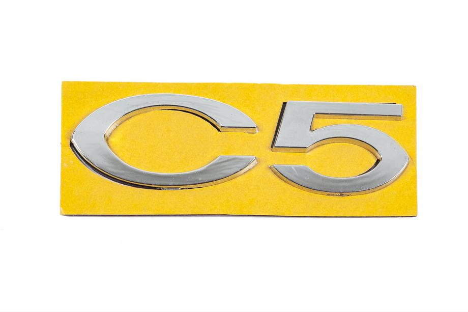 Citroen C-5 2008–2017 Embleemiteksti C5 8666.28 (110 mm x 30 mm) Image