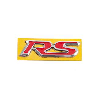 RS-merkki punainen kromilla (95 mm x 25 mm) kuva 1