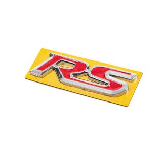 RS-merkki punainen kromilla (95 mm x 25 mm) kuva 2