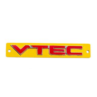 VTEC-teksti punainen kromilla (110 x 15 mm) kuva 1