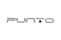 Fiat Punto Grande/EVO 2006–2018 Punto-tekstimerkki EVO:lle (musta piste, 2037b) kuva 1