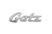 Hyundai Getz 2002– Getz-teksti (100 mm x 38 mm) kuva 1