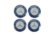 Mercedes-Benz Keskikupin tarrat 56 mm J1017 (4 kpl) kuva 2