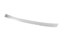 Toyota Prius 2009–2015 Takapuskurin suojalista Carmos matta (ruostumaton teräs) kuva 2