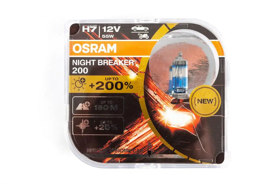 Osram H7 55W Night Breaker +200% 64210nb200 ajovalopolttimo Image