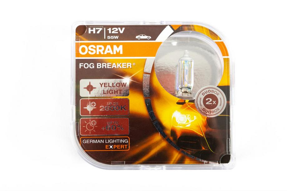 Osram H7 55W Fog Breaker 62210FBR ajovalopolttimo Image