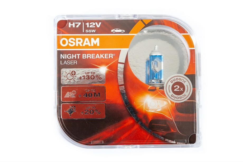 Osram H7 55W Night Breaker Laser 130% 64210NBL ajovalopolttimo Kuva 1