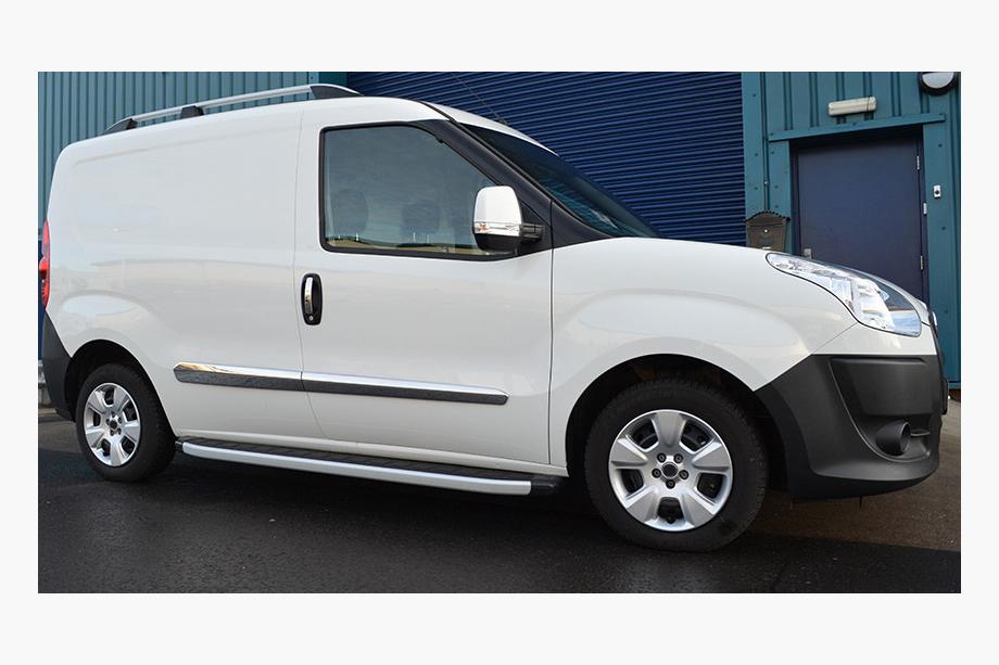 Peugeot Bipper 2008–2017 Ovenkahvan kromisuojat (4 kpl, ruostumaton teräs) Kuva 2
