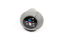 BMW 3-sarja E30 1982–1994 OEM-vaihdekepin nuppi (keinonahka, sileä harmaa) kuva 5