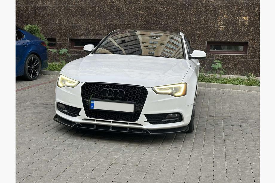 Audi A5 2007–2015 Etupuskurin lip-spoileri (Base, 2011-2015, maalattavaksi) Image
