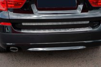 BMW X3 F25 2011–2018 Ruostumattomasta teräksestä valmistettu takapuskurin suojalista OmsaLine (kiiltävä, rst) kuva 8