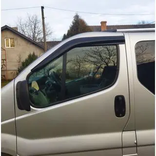 Sivulasien tuuliohjaimet (2 kpl, EuroCap) Renault Trafic 2001–2015 kuva 4