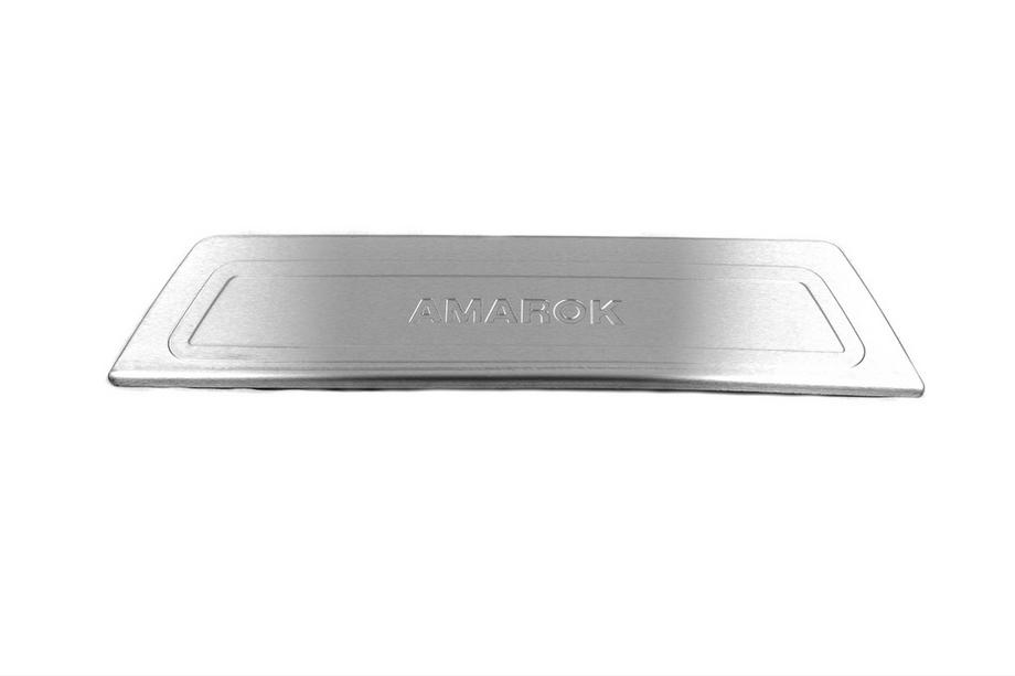 Volkswagen Amarok 2010–2022 Takapuskurin suojalista OmsaLine (kiiltävä, ruostumaton teräs) Image