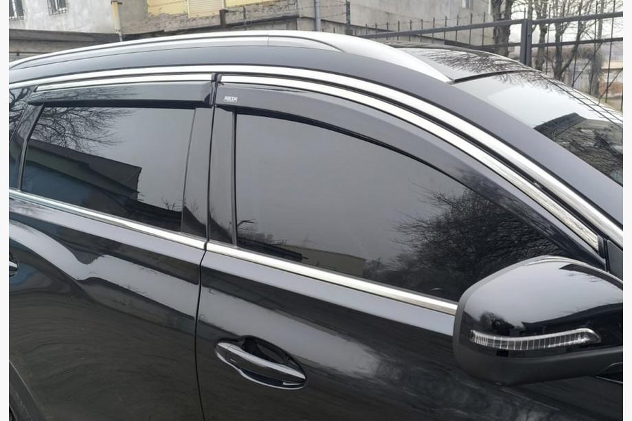Chery Tiggo 7 2020– Ikkunatuuliohjaimet kromilistalla (4 kpl, Niken) Image