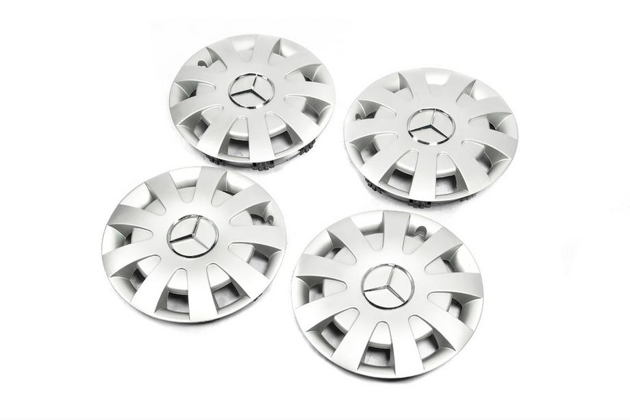 Mercedes Sprinter W906 2006–2018 Harmaat ABS-pölykapselit R16 (1 lukkorengas, 4 kpl) Image