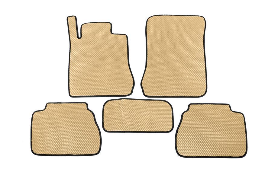 Mercedes E-sarja W210 1995–2002 EVA-auton lattiamatot (beige) Image