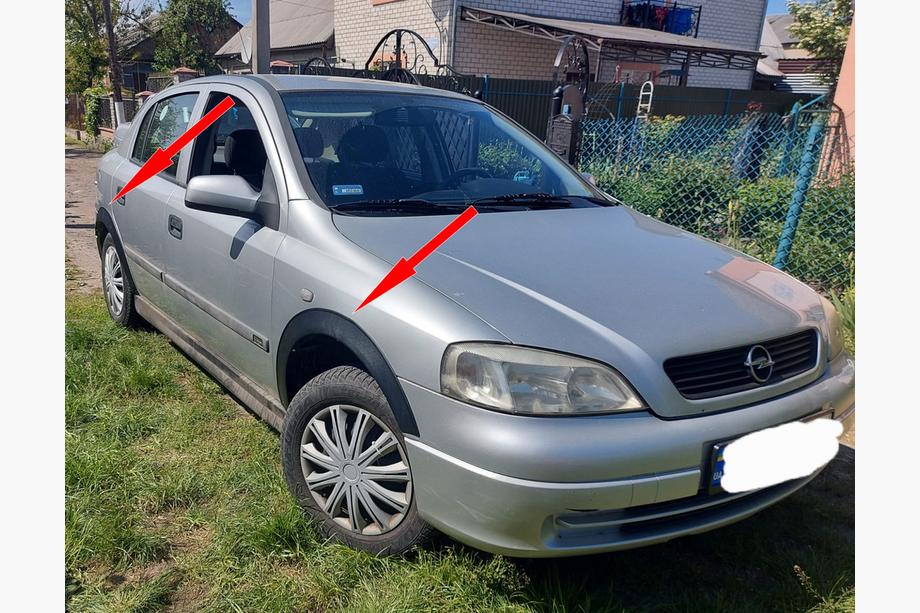 Opel Astra G Classic 1998–2012 Lokasuojan kaarilistat (4 kpl, mustat, metallia) Image