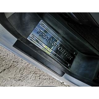 Carmos V3 sisäkynnyslistat (3 kpl, ruostumaton teräs) Volkswagen T5 Transporter 2003–2010 kuva 1