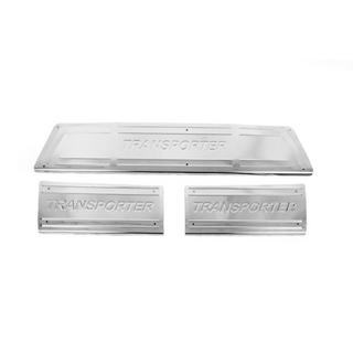 Carmos V3 sisäkynnyslistat (3 kpl, ruostumaton teräs) Volkswagen T5 Transporter 2003–2010 kuva 2