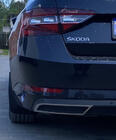Skoda Superb 2015–2024 Carmos puskurin päätypalat (3 kpl, ruostumaton teräs) kuva 2