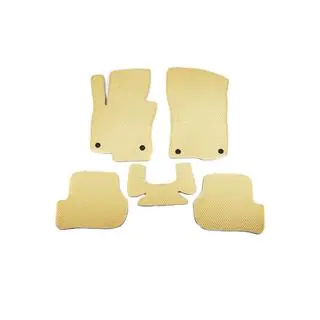 EVA-auton lattiamatot (beige) Skoda Octavia II A5 2006–2010 kuva 1