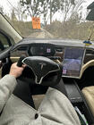 Tesla Model X 2015– Ohjauspyörä, ruorimalli (Alcantara, lämmitettävä) kuva 2