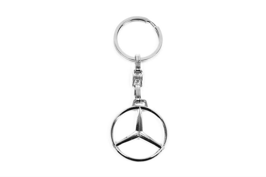 Mercedes-Benz Metallinen avaimenperä Mercedes-logolla Image