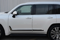 Lexus LX 500d/600 2022– Mustat ovilistat F-Sport valkoinen/musta (4 kpl, ABS) kuva 3