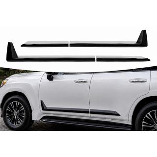 Mustat ovilistat F-Sport valkoinen/musta (4 kpl, ABS) kuva 1