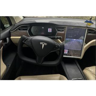 Urheiluratti (keinonahka ja hiilikuituinsertit) Tesla Model X 2015– kuva 1