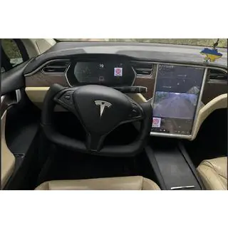 Urheiluratti (keinonahka ja hiilikuituinsertit) Tesla Model X 2015– kuva 1