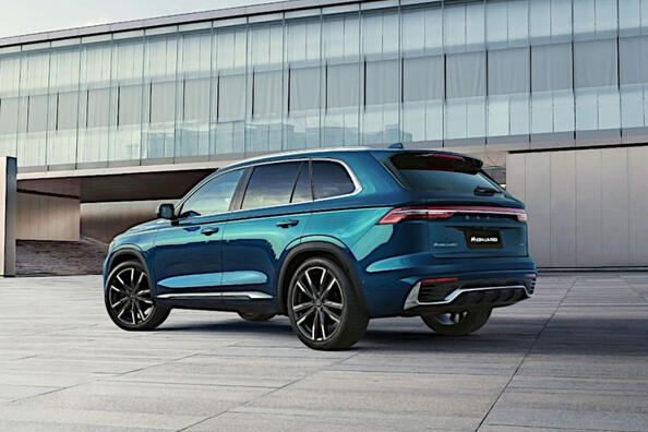 Geely Monjaro -crossoverin koeajo Kuva 3
