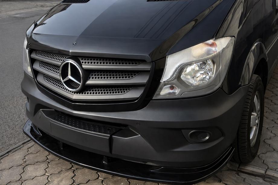 Mercedes Sprinter W906 2006–2018 Etupuskurin lip-spoileri 2013-2018 (ABS) Kuva 1