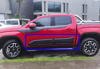Volkswagen Amarok 2022– Ovenlistat EuroCap (6 kpl, ABS) kuva 1