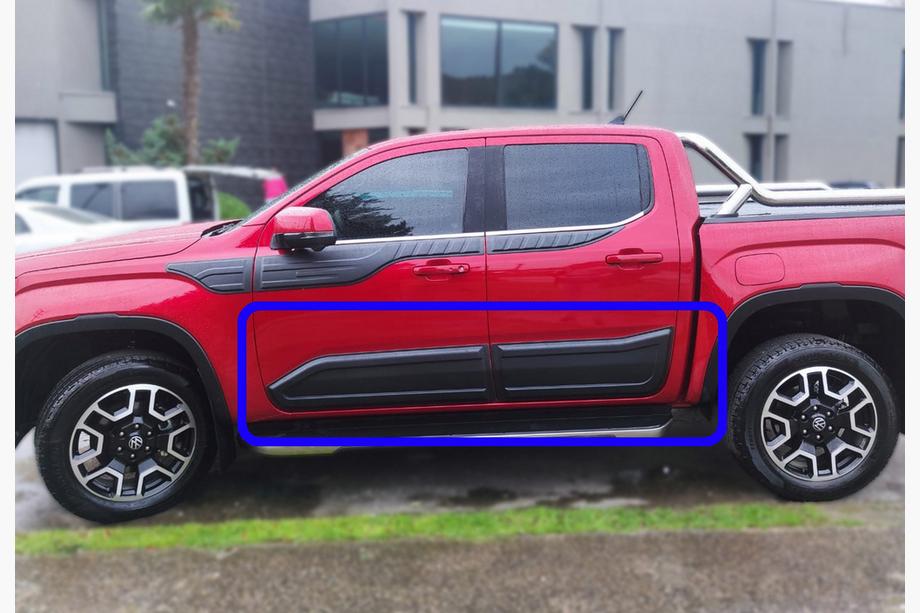 Volkswagen Amarok 2022– Ovenlistat EuroCap (6 kpl, ABS) Image