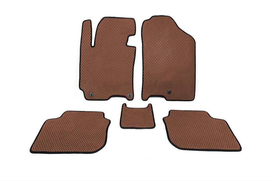 Hyundai Elantra (MD/UD) 2011–2015 EVA-auton matot (ruskea) Image
