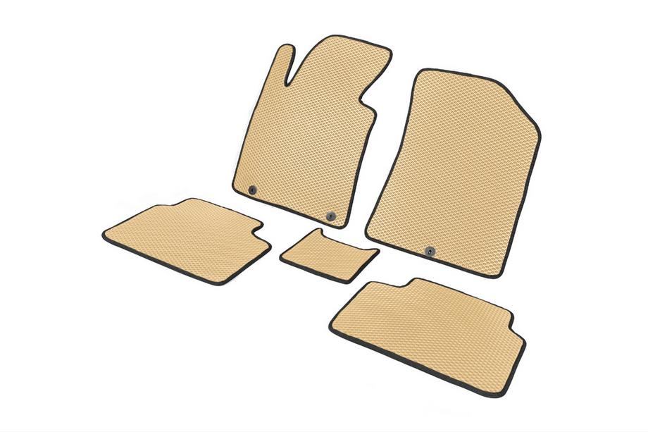 Hyundai I-30 2012–2017 EVA-lattiamatot (Beige) Image