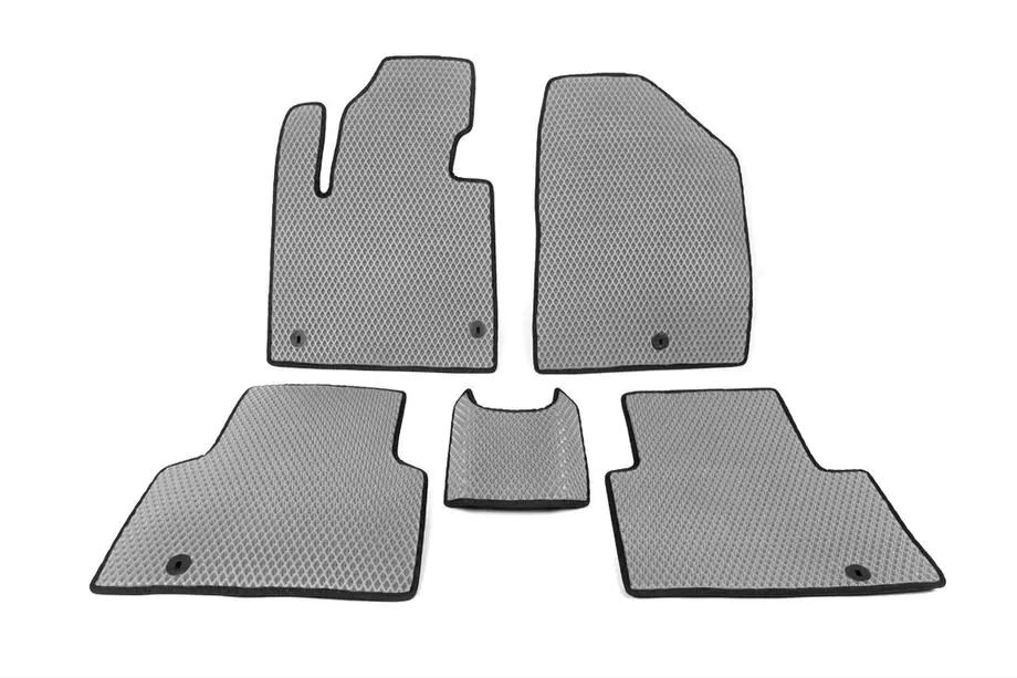 Hyundai Santa Fe 3 2012–2018 Auton lattiamattosarja 5-paikkaiseen (EVA, harmaa) Image