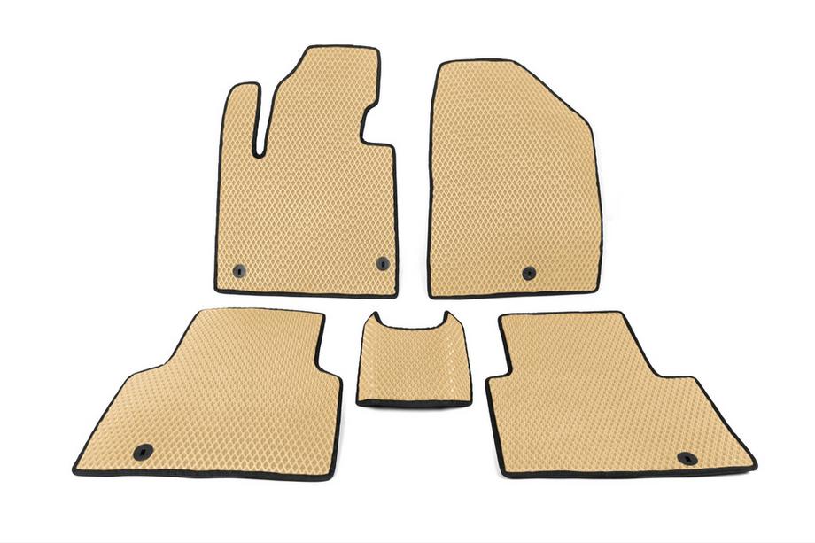 Hyundai Santa Fe 3 2012–2018 Auton lattiamatot 5-paikkainen (EVA, beige) Image