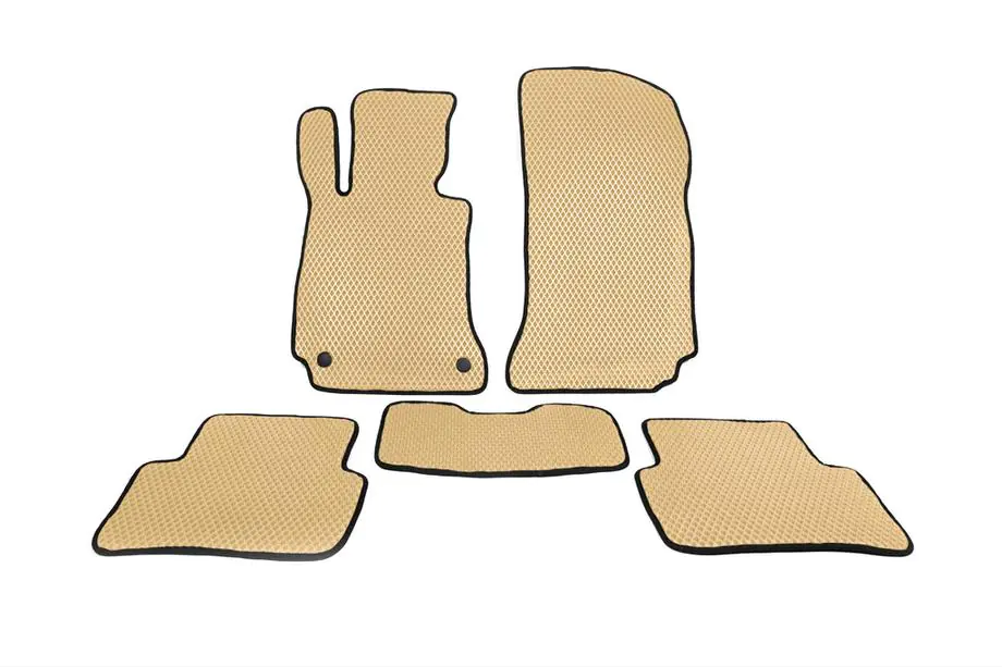 Mercedes C-sarja W204 2007–2015 EVA-lattiamatot (Beige) Image