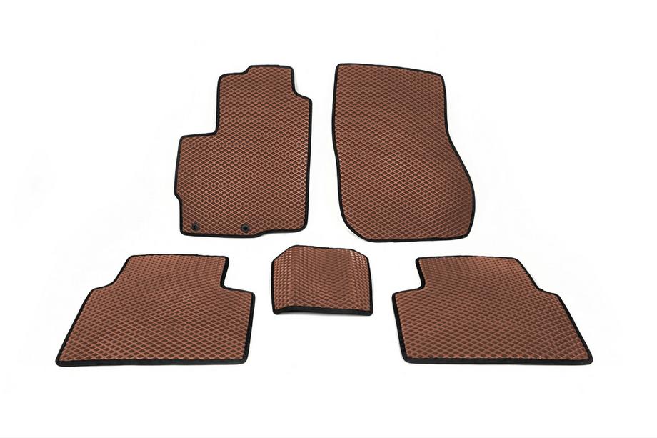 Mitsubishi Outlander 2006–2012 EVA-auton matot (ruskea) Image